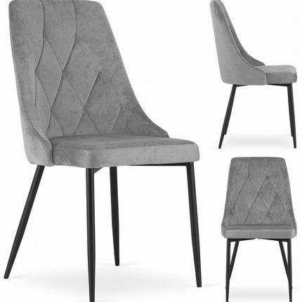 IMOLA kėdė aksomo apmušalais – stilingas ir ergonomiškas baldas manikiūro ar grožio studijoms