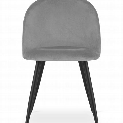 Hurtmeblowy BELLO elegantiškas baldų komplektas kirpyklai – 4 aksomo kėdės