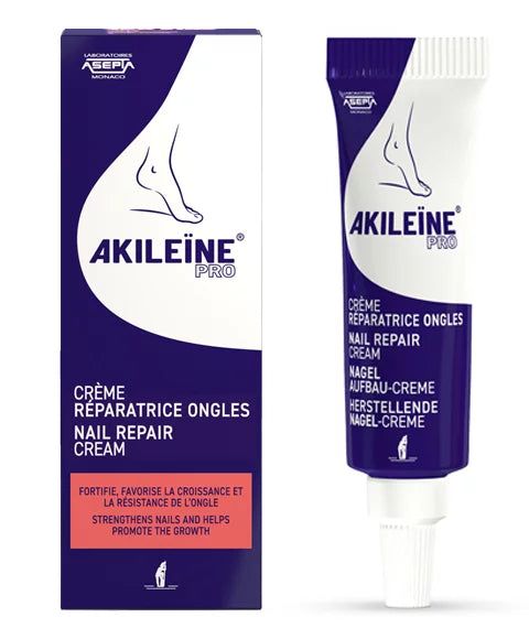 BeautyKit Asepta Akileine Pro profesionalus nagų atkūrimo kremas 10ml – intensyviai regeneruoja pažeistus nagus