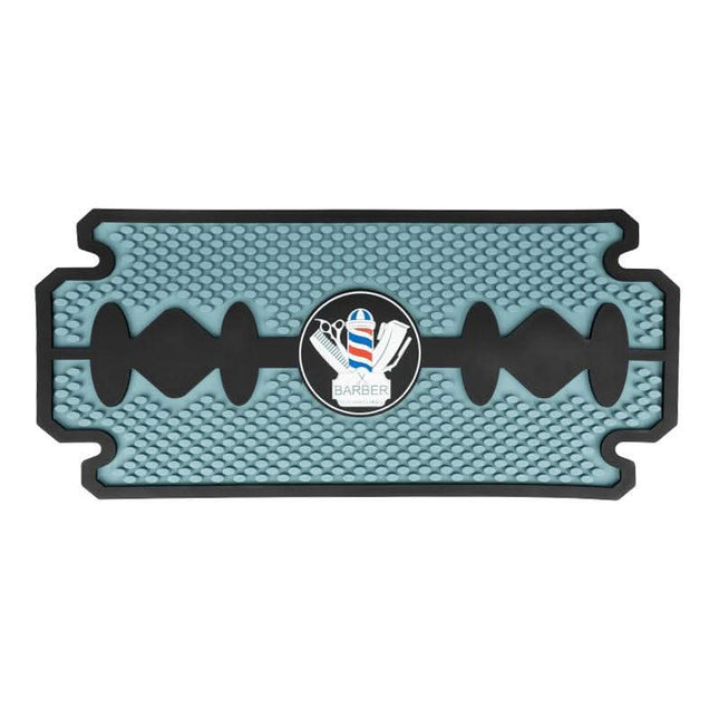 BeautyKit BLADE kirpyklos kilimėlis įrankiams – neslystantis paviršius, apsaugo stalviršį ir reikmenis