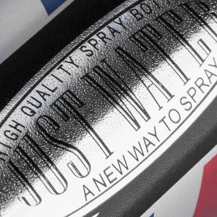 300 ml sidabrinis purkštukas BARBER A-12 – lengvas plastikinis korpusas intensyviam darbui kirpykloje