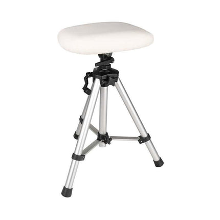 AZZURRO 301 balta kojų atrama pedikiūrui – reguliuojamas aukštis 60–85 cm, pedikiūro kabineto baldai