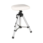 AZZURRO 301 balta kojų atrama pedikiūrui – reguliuojamas aukštis 60–85 cm, pedikiūro kabineto baldai