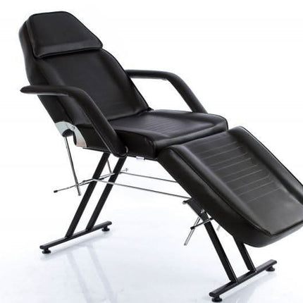 RESTPRO juodas mechaninis kosmetologinis gultas procedūroms grožio salonuose ir klinikose