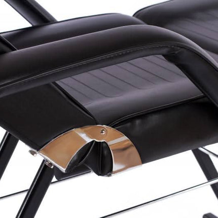 Juodas saloninis gultas mechaninis – universalus sprendimas kosmetologijos, masažo ir SPA kabinetams