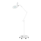 Kosmetologinė LED lempa-lupa ELEGANTE 6031 3D su stovu, balta