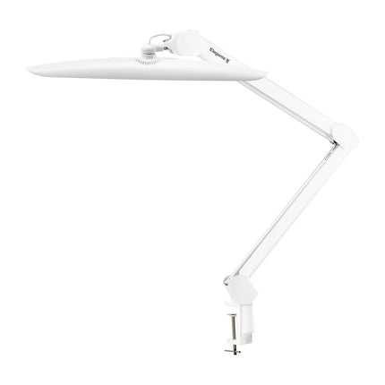 Kosmetologinė LED lempa su stalviršio spaustuvu ELEGANTE, balta