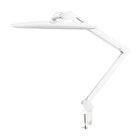 Kosmetologinė LED lempa su stalviršio spaustuvu ELEGANTE, balta