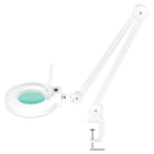 BeautyKit kosmetologinė lempa-lupa S5 LED stalviršiui balta, 5 dioptrijų, kosmetologijos baldai
