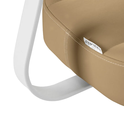 Kosmetologinė meistro kėdė AZZURRO 156-F BUMP-UP, smėlio spalvos - nuotrauka 6