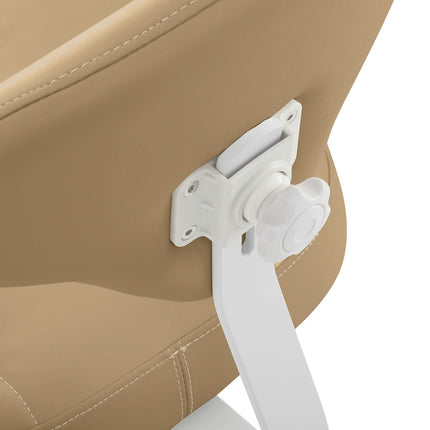 Kosmetologinė meistro kėdė AZZURRO 156-F BUMP-UP, smėlio spalvos - nuotrauka 7