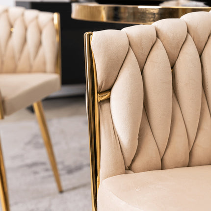 Mebel Elite CAPI Cream Velvet – stilinga baldų sprendimas makiažo ir kirpimo kabinetams