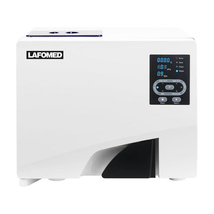 LAFOMED 8L B klasės autoklavas su integruotu spausdintuvu – sterilizacijos ciklo dokumentavimas kirpyklai