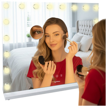 BeautyKit 25808 veidrodis – tolygus LED apšvietimas be šešėlių kosmetologijos procedūroms