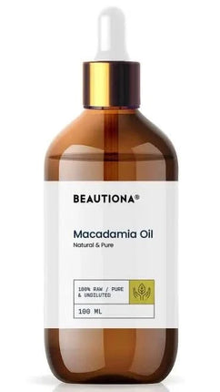 Beautiona makadamijų aliejus 100 ml – profesionalus masažo aliejus salonams ir SPA procedūroms