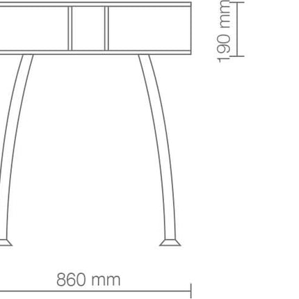 VISMARA Make Up Cromo grožio konsolė – ergonomiška darbo vieta kosmetologijos kabinetui su LED apšvietimu