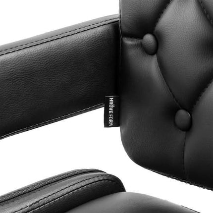 Profesionali grožio studijos kėdė HC8403W su eko odos apmušalais – lengvai valoma higieniška medžiaga