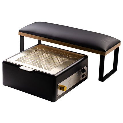 TERI manikīra roku balsts LOFT L Black Wood, melns
