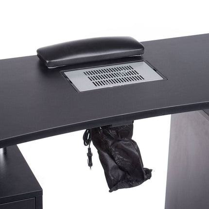 BS BD-3425+P manikiūro darbo stalas su efektyviu 12 W dulkių filtravimo sistema nagų techniko reikmėms