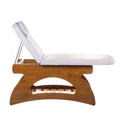 BS BD-8241 WALNUT masažo lova salone – riešutmedžio spalvos rėmas, patogi klientams