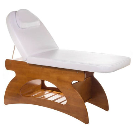 BS masažinė lova BD-8241 WALNUT – profesionali procedūrų lova grožio salonams ir SPA