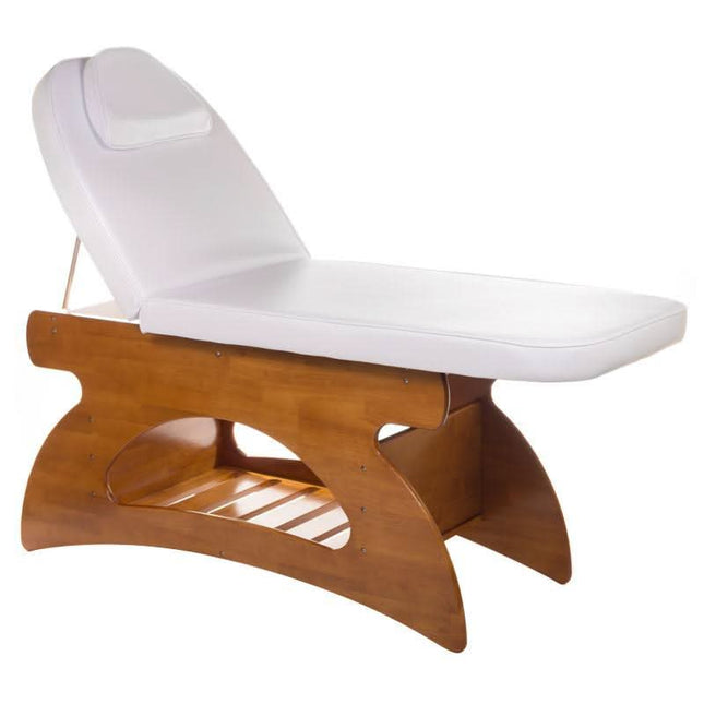 BS masažinė lova BD-8241 WALNUT – profesionali procedūrų lova grožio salonams ir SPA