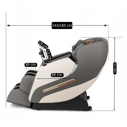 Pilkas MAX Relaxing fotelis – idealus sprendimas manikiūro ir pedikiūro salonui