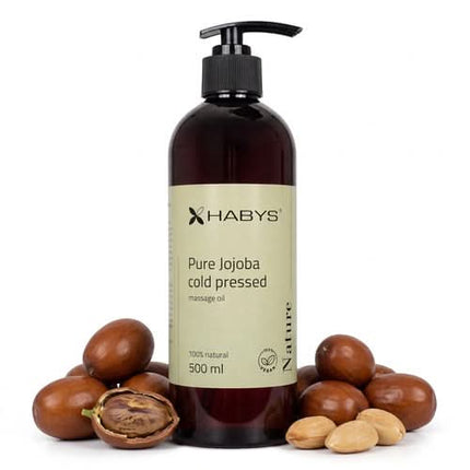Masažo aliejus HABYS Nature Pure Jojoba, 500 ml