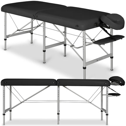 Habys MEDMAL masažo stalas 60 cm Vinyl Flex K015 juodas – profesionalus baldas masažo kabinetui