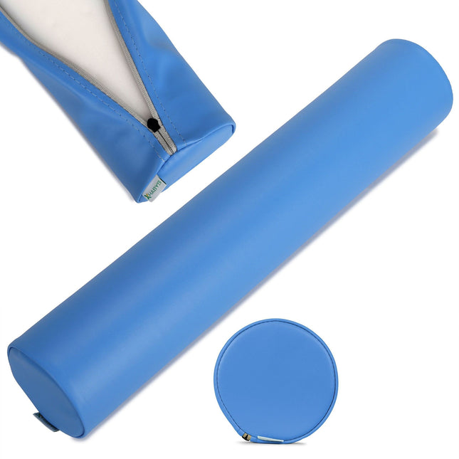 Habys masažo volelis 12x60 cm Vinyl Flex K023 mėlynas – profesionalus reabilitacijos ir atsipalaidavimo įrankis