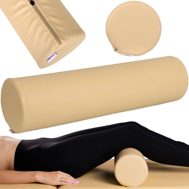 Habys COMFY BASE K533 masažo volelis 15x60 cm smėlio spalvos – profesionalus atrama klientų poilsiui