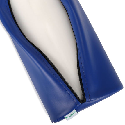Habys Vinyl Flex K012 tamsiai mėlynas masažo volelis masažo kabinetui – ergonomiškas paciento pozicionavimas