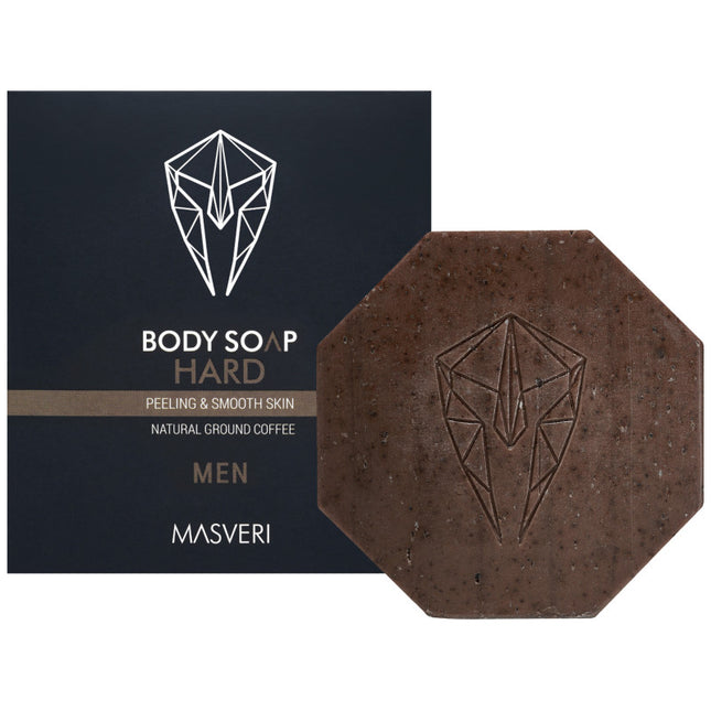 Masveri Body Soap kietasis kūno muilas su šveitikliu 100g – giluminis valymas ir odos šveitimas
