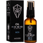 Masveri Face Beard Oil veido ir barzdos aliejus 30ml – profesionalus priežiūros aliejus barzdos minkštinimui ir odos drėkinimui