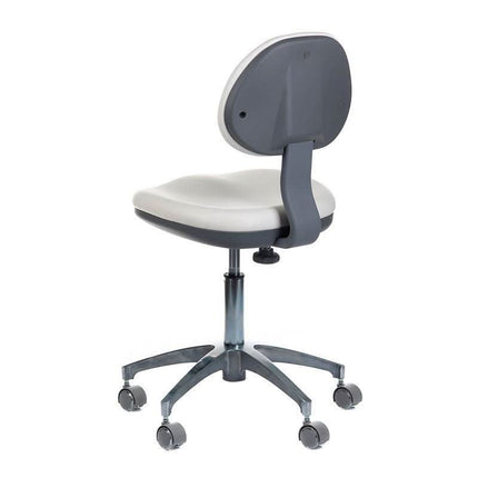BS BD-Y942 baltosios spalvos meistro kėdė kirpyklai – reguliuojamo aukščio ergonomiškas baldas specialistui