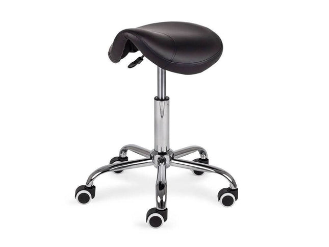 Habys LOFI COMFY BASE K515 juoda meistro kėdutė balnas – ergonomiška sėdynė kosmetologams ir grožio salonams
