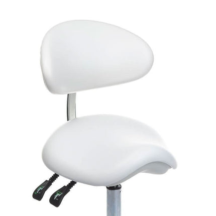 Balta balno tipo profesionali kėdutė BD-Y925 su nugaros atlošu grožio salonui ir kosmetologijos kabinetui