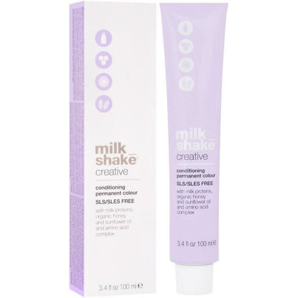 Milk Shake Creative Permanent intense ash black 1.11 – drėkinantys dažai su pieno baltymais