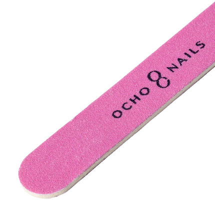 Mini nagų dildės OCHO NAILS tiesios 100/180, 50 vnt. - detalės