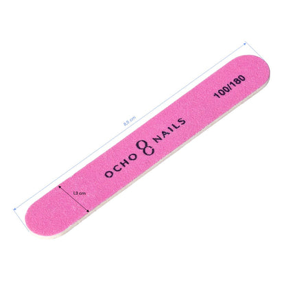 Mini nagų dildės OCHO NAILS tiesios 100/180, 50 vnt. - nuotrauka 7