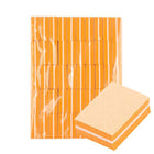 BeautyKit MINI oranžinis poliruoklis-blokelis nagams 100/180 gradacija manikiūrui ir pedikiūrui, 50 vnt.