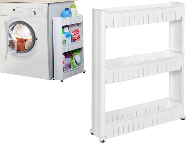 Hurtmeblowy mobili lentyna ant ratukų 54x12,5x72 cm – kompaktiška saugojimo sprendimas grožio salonui