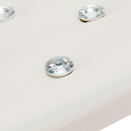Ilgaamžiškas MOMO Diamond manikiūro porankis Ecru spalvos – patogus baldas specialistų darbo vietai