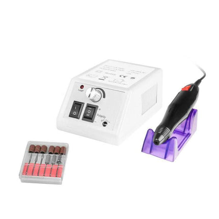 BeautyKit Merc-2000 balta nagų freza manikiūrui – elektrinė freza iki 20 000 aps./min. pradedantiesiems ir salonams