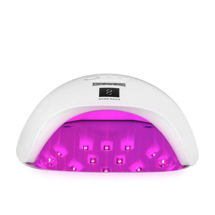 Profesionali LED/UV lempa nagų stilistams OCHO NAILS X13 Plus – Dual LED technologija, 65W galia, balta spalva