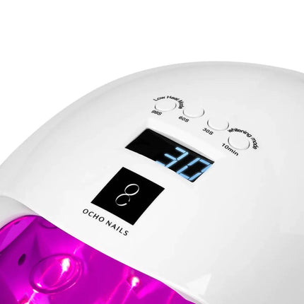 65W UV/LED lempa manikiūrui ir pedikiūrui OCHO NAILS X13 Plus – greitas kietėjimas profesionaliame salone