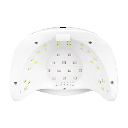 Baltai auksinė GLOW S1 nagų lempa UV/LED salonų manikiūrui ir pedikiūrui