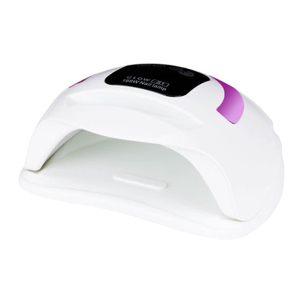GLOW S1 UV/LED lempa naudojama salone – greitas gelių sukietinimas per kelias sekundes