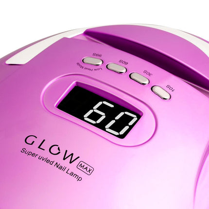 GLOW F2 RC UV LED hibridinė nagų lempa 220 W intensyviam salonų darbui