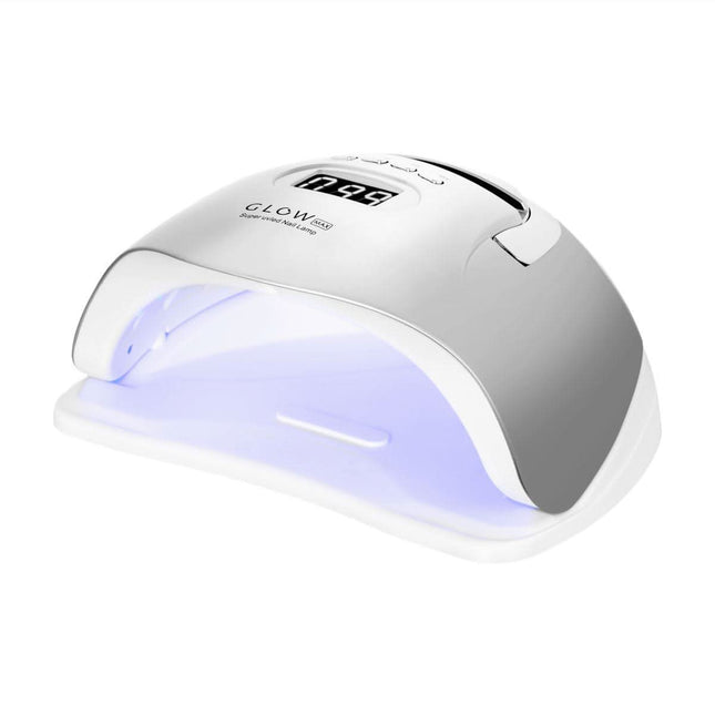 GLOW F2 SP nagų lempa UV/LED 220W – profesionali manikiūro ir pedikiūro įranga su Dual LED technologija